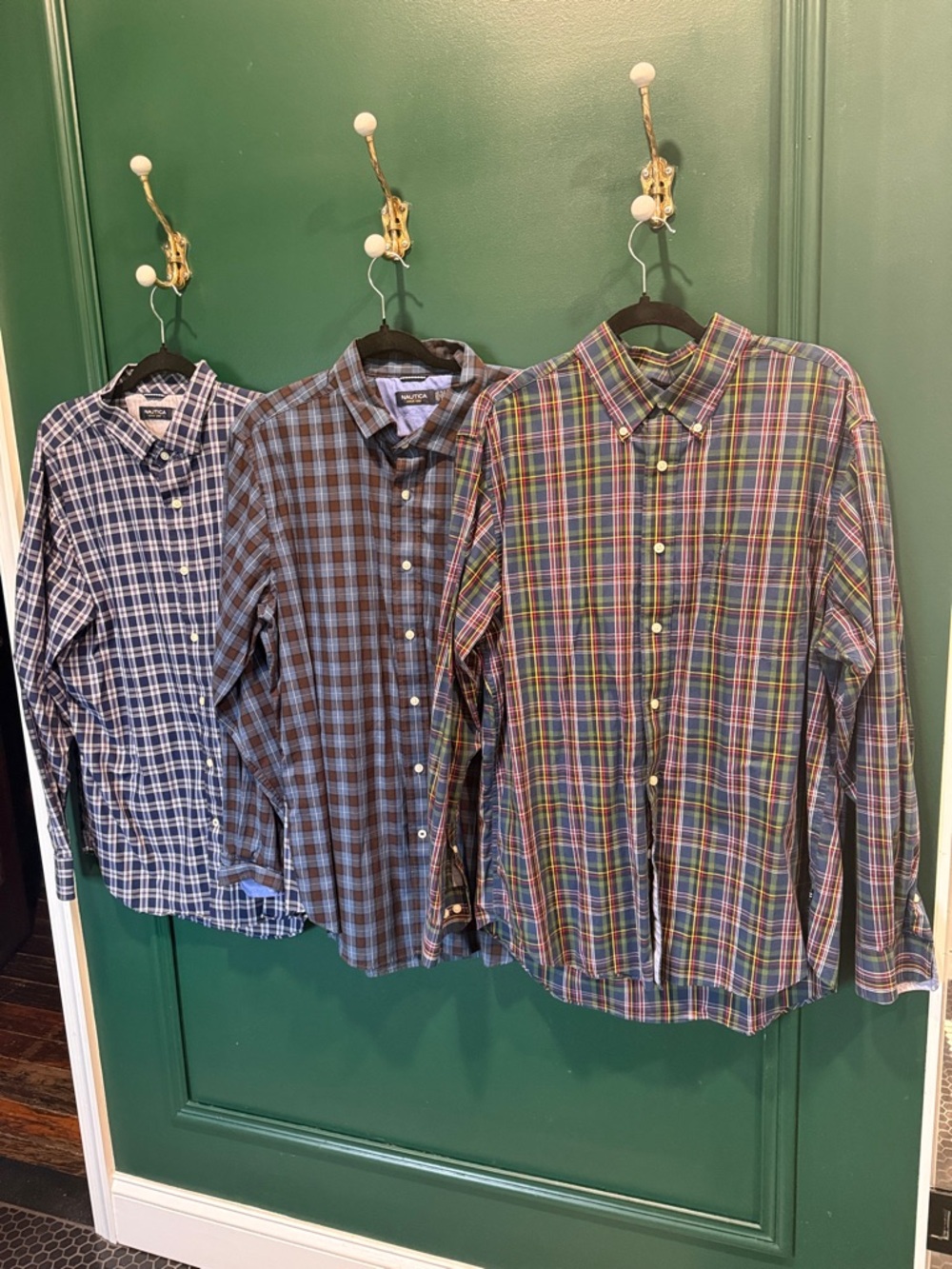 6 Men's Nautica Button-Down Shirt Bundle